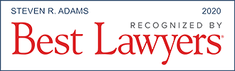 Logo Recognizing The Law Offices of Steven R. Adams's affiliation with Best Lawyers 2020
